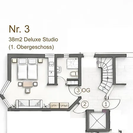 דירה Yaystay - Comfy Lofts In רוזנהיים
